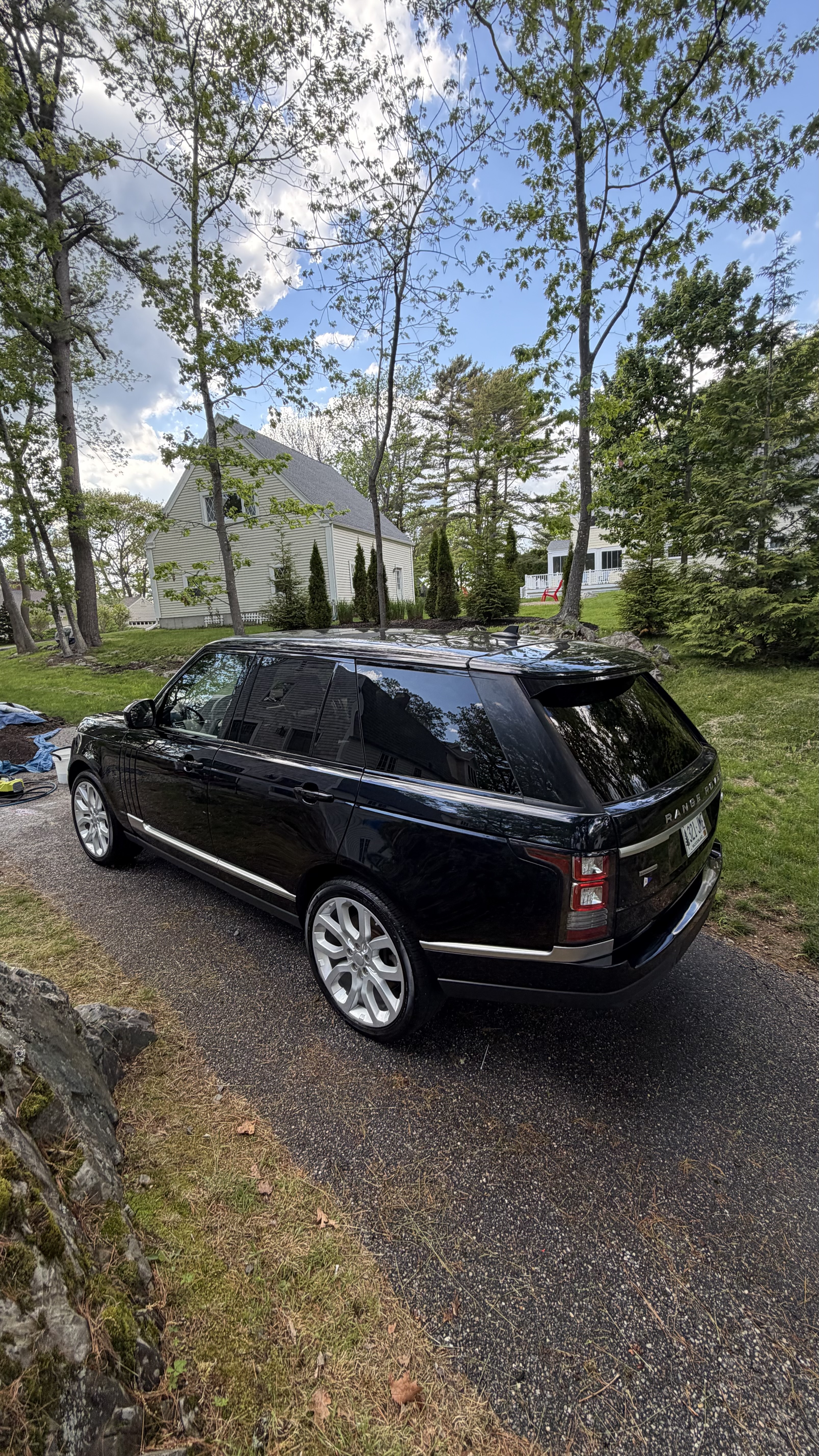 SUV exterior parked in driveway